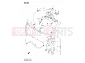 SUZUKI SV650SA L0 (2010) (E19) 20 - RADIATOR HOSE