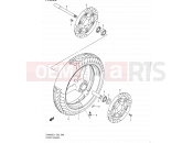 SUZUKI SV650SA L1 (2011) (E24) 96 - FRONT WHEEL (SV650SUL1 E24)