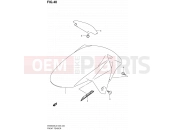 SUZUKI SV650SA L2 (2012) (E03,E28,E33) 40 - FRONT FENDER
