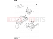 SUZUKI SV650SA L2 (2012) (E03,E28,E33) 43 - REAR FENDER