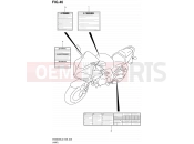 SUZUKI SV650SA L2 (2012) (E03,E28,E33) 46 - LABEL