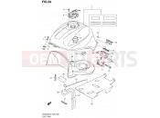 SUZUKI SV650SA L3 (2013) (E03,E28,E33) 39 - FUEL TANK (YBD)