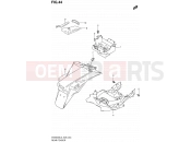 SUZUKI SV650SA L3 (2013) (E03,E28,E33) 44 - REAR FENDER