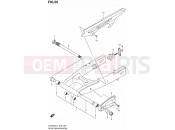 SUZUKI SV650SA L3 (2013) (E03,E28,E33) 59 - REAR SWINGINGARM