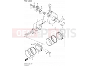 SUZUKI SV650SA L4 (2014) (E03,E28,E33) 120A - CRANKSHAFT