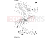 SUZUKI SV650SA L4 (2014) (E03,E28,E33) 339A - REAR COMBINATION LAMP