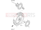 SUZUKI SV650SA L4 (2014) (E03,E28,E33) 530A - FRONT WHEEL
