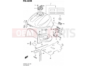 SUZUKI SV650SA L5 (2015) (E03,E28,E33) 420B - FUEL TANK (YBD)