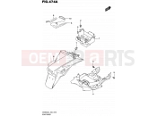 SUZUKI SV650SA L5 (2015) (E03,E28,E33) 474A - REAR FENDER