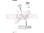 SUZUKI SV650SA L5 (2015) (E03,E28,E33) 496A - LABEL