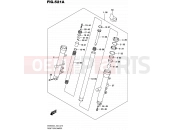 SUZUKI SV650SA L5 (2015) (E03,E28,E33) 521A - FRONT FORK DAMPER