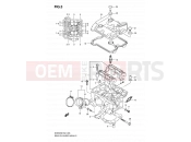 SUZUKI SV650SU K9 (2009) (E19) 3 - REAR CYLINDER HEAD