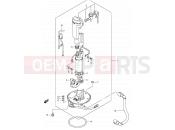 SUZUKI SV650U K4 (2004) 16 - FUEL PUMP (MODEL K3/K4)