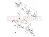 SUZUKI SV650U K4 (2004) 43A - FOOTREST (MODEL K4/K5/K6/K7)