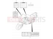 SUZUKI SV650U K4 (2004) 54 - LABEL (MODEL K3/K4/K5/K6)