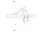 SUZUKI TF125 W (1998) 31 - FRONT FENDER (MODEL X/W)