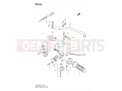 SUZUKI TF125 W (1998) 33 - RIGHT HANDLE LEVER (MODEL X/W)