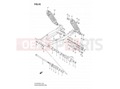 SUZUKI TF125 W (1998) 42 - REAR SWINGING ARM