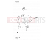 SUZUKI TF125 K5 (2005) 26B - FUEL TANK (MODEL K5)