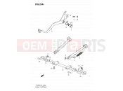 SUZUKI TF125 K5 (2005) 24A - STAND - FOOTREST (MODEL K5)