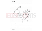 SUZUKI TF125 K5 (2005) 29B - FRAME COVER (MODEL K5)