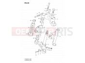 SUZUKI TF125 K5 (2005) 39 - STEERING STEM (SEE NOTE)