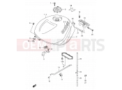 SUZUKI TL1000R X (1999) 36A - FUEL TANK (MODEL X)