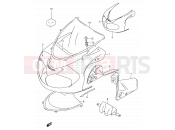SUZUKI TL1000R X (1999) 42A - COWLING BODY (MODEL X)