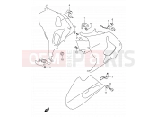 SUZUKI TL1000R X (1999) 45 - UNDER COWL INSTALLATION PARTS