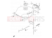 SUZUKI TL1000S X (1999) 34A - FUEL TANK (MODEL X)