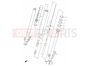 SUZUKI TL1000S X (1999) 45A - FRONT DAMPER (MODEL W/X/Y/K1)