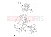 SUZUKI TL1000S X (1999) 48 - FRONT WHEEL (MODEL V/W/X/Y)