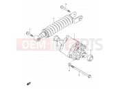 SUZUKI TL1000S X (1999) 53 - REAR DAMPER