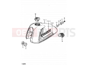 SUZUKI TS100ER T (1996) 32 - FUEL TANK (TS100ERT E09)