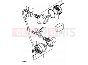 SUZUKI TS100ER T (1996) 22 - TURN SIGNAL LAMP