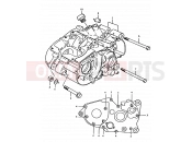 SUZUKI TS125ER N (1992) 2 - CRANKCASE