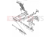 SUZUKI TS125ER N (1992) 37 - REAR SWINGING ARM