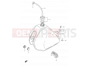 SUZUKI TS125ER L (1990) 41C - FUEL TANK (MODEL R P31)