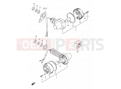 SUZUKI TS125ER L (1990) 28 - TURN SIGNAL LAMP (E21)