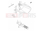 SUZUKI TS125ER R (1994) 48A - RIGHT HANDLE LEVER (MODEL R P09)