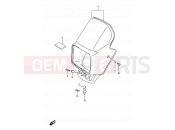 SUZUKI TS125ER R (1994) 45C - HEADLAMP COVER (MODEL R P31)