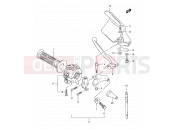 SUZUKI TS125ERC R (1994) 49A - LEFT HANDLE LEVER (MODEL R P09)