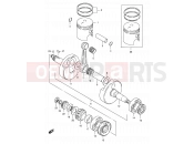 SUZUKI TS125ERC W (1998) 4 - CRANKSHAFT