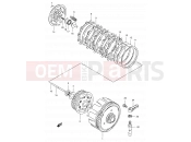 SUZUKI TS125ERC W (1998) 9 - CLUTCH