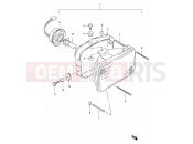 SUZUKI TS125ERC W (1998) 17A - HEADLAMP (P09)