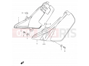 SUZUKI TS125ERC W (1998) 27 - FRAME COVER