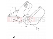SUZUKI TS125ERC W (1998) 27A - FRAME COVER (P09)
