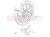 SUZUKI TS125ERC W (1998) 36 - FRONT WHEEL (E01,P36)