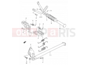 SUZUKI TS125R K (1989) 29 - STAND - FOOTREST (MODEL K)