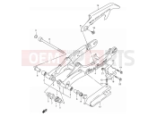 SUZUKI TS125R K (1989) 45 - REAR SWINGING ARM (MODEL K/L)